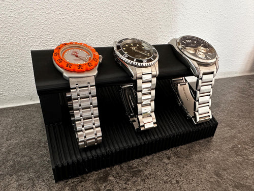 Modulares Uhrendisplay für 3 Uhren | Magnetisches Uhrenmodul | Uhrenhalter | Nordenly
