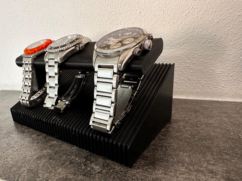Modulares Uhrendisplay für 3 Uhren | Magnetisches Uhrenmodul | Uhrenhalter | Nordenly