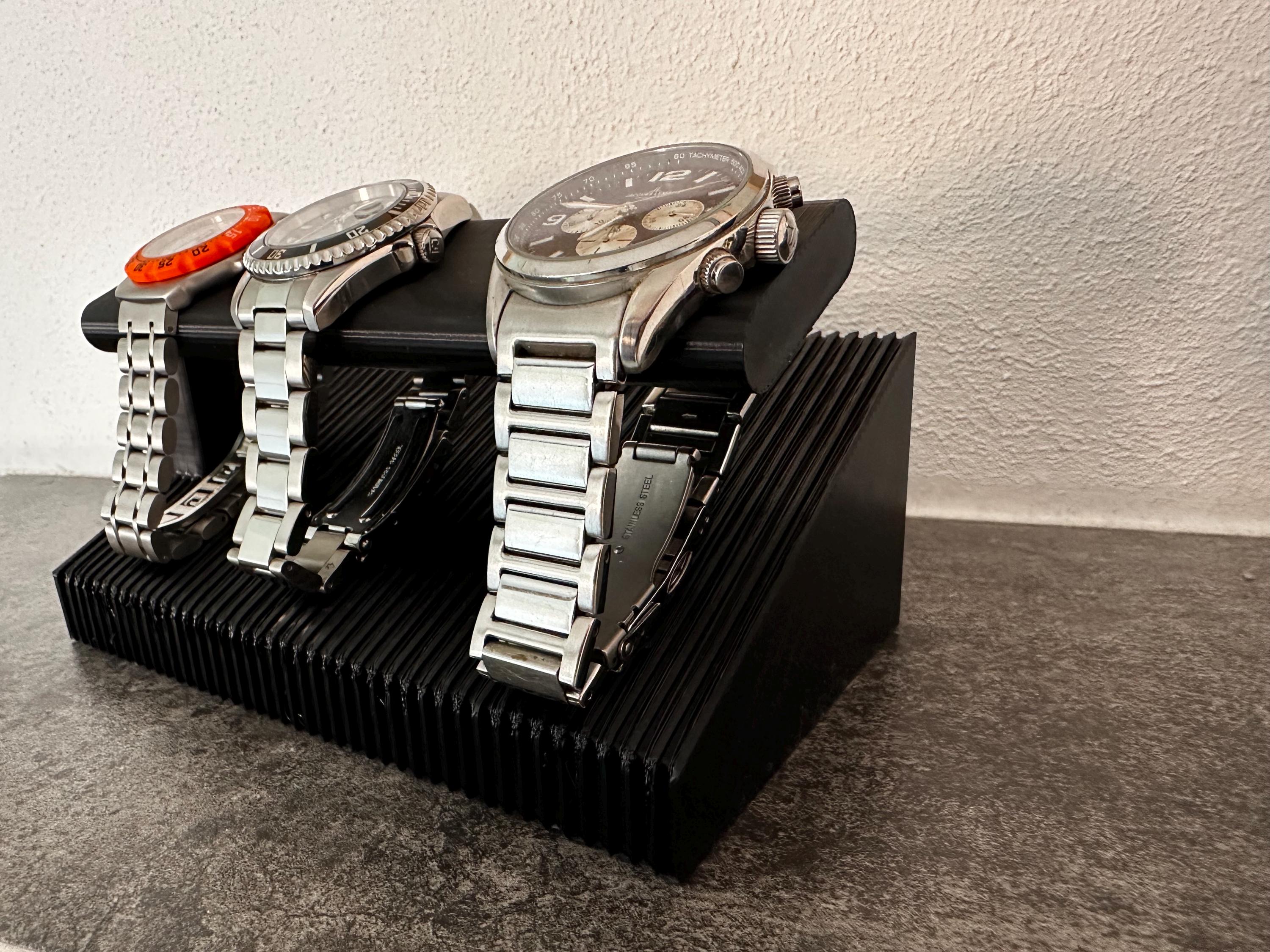 Modulares Uhrendisplay für 3 Uhren | Magnetisches Uhrenmodul | Uhrenhalter | Nordenly